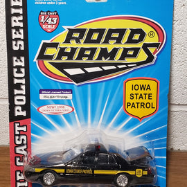 1/43rd scale Iowa State Patrol 1998 Ford Crown Victoria